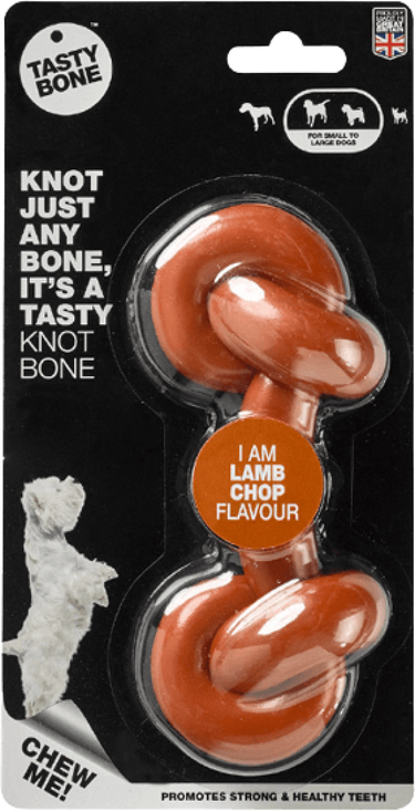 TastyBone Nylon Knotted - Lamb Chop